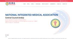 Desktop Screenshot of nimaindia.org